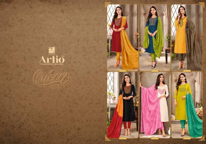 Kapil Trendz Queen 2 Designer New Exclusive Wear Silk Readymade Suit Collection